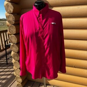 Columbia Crimson (hot pink) PERFORMANCE-FISHING GEAR WITH OMNI-SHADE